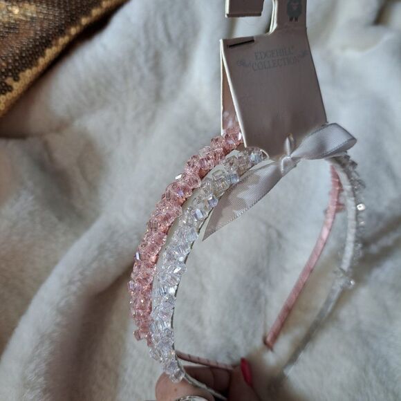 NWT Edgehill Collection Crystal Headband 2pk - Picture 9 of 10